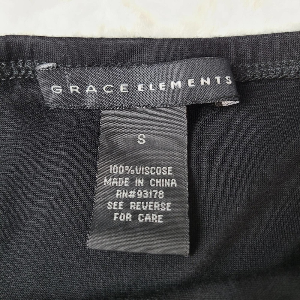 GRACE ELEMENTS | RUFFLE BLACK SKIRT - Picture 4 of 8